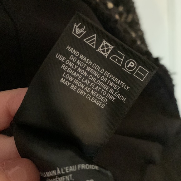 Ett:Twa for Anthropologie Black with Gold Sequins Sweater - Picture 5 of 7